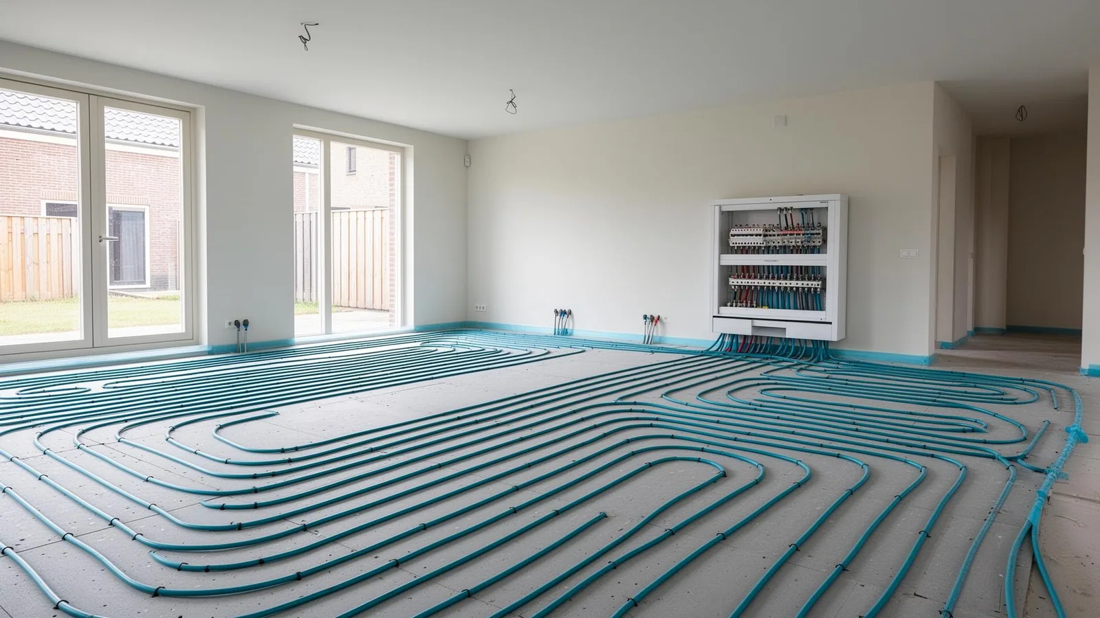 Compleet Fermacell systeem, woonkamer 65 m²